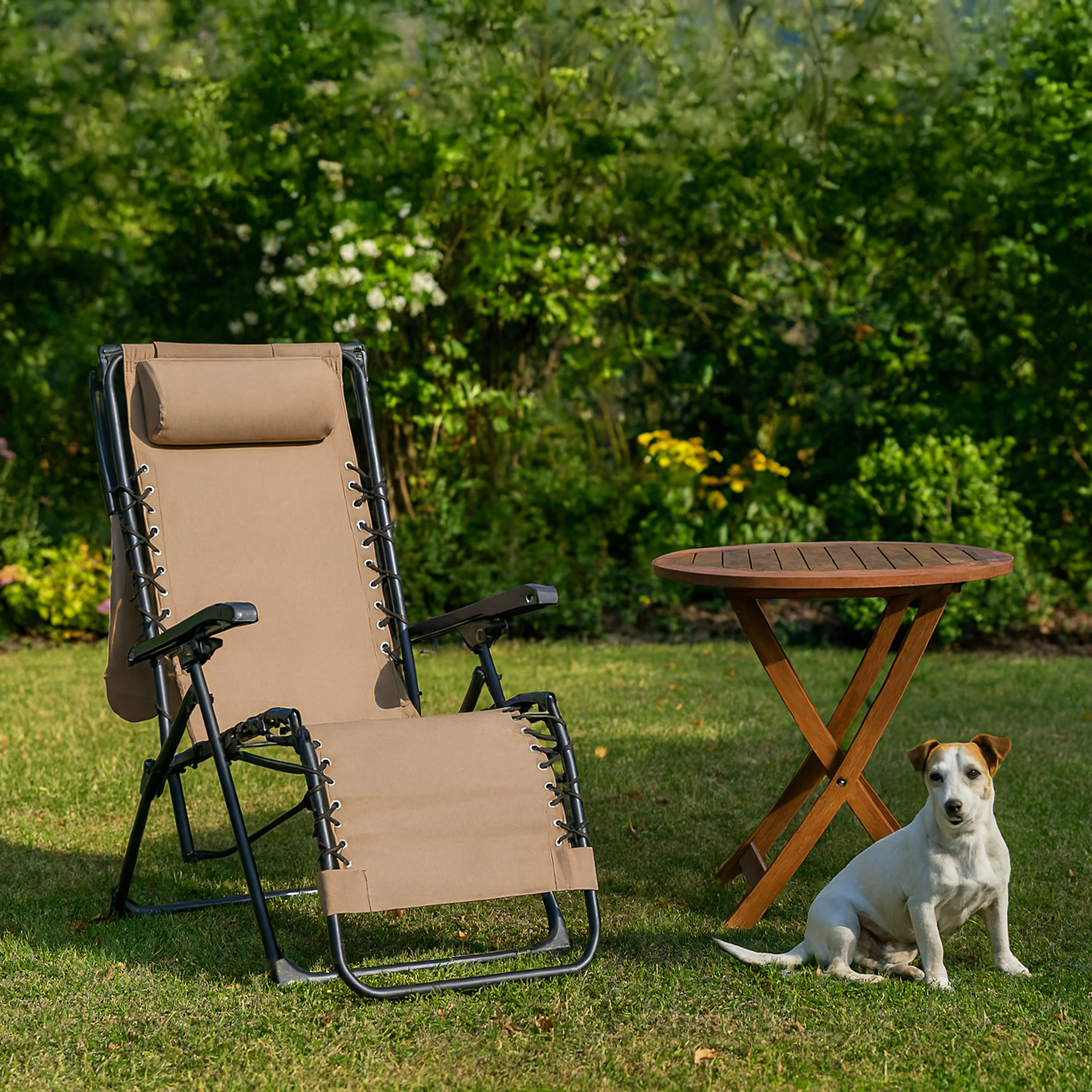 30x Krzesło Zero Gravity Składane Ogrodowe Plażowe Fotel Leżanka Leżak Plażowy - obrazek 11