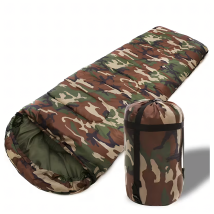 Śpiwór 2w1 Moro Mumia Turystyczny Lekki Ciepły Kołdra Kaptur 210×75 cm