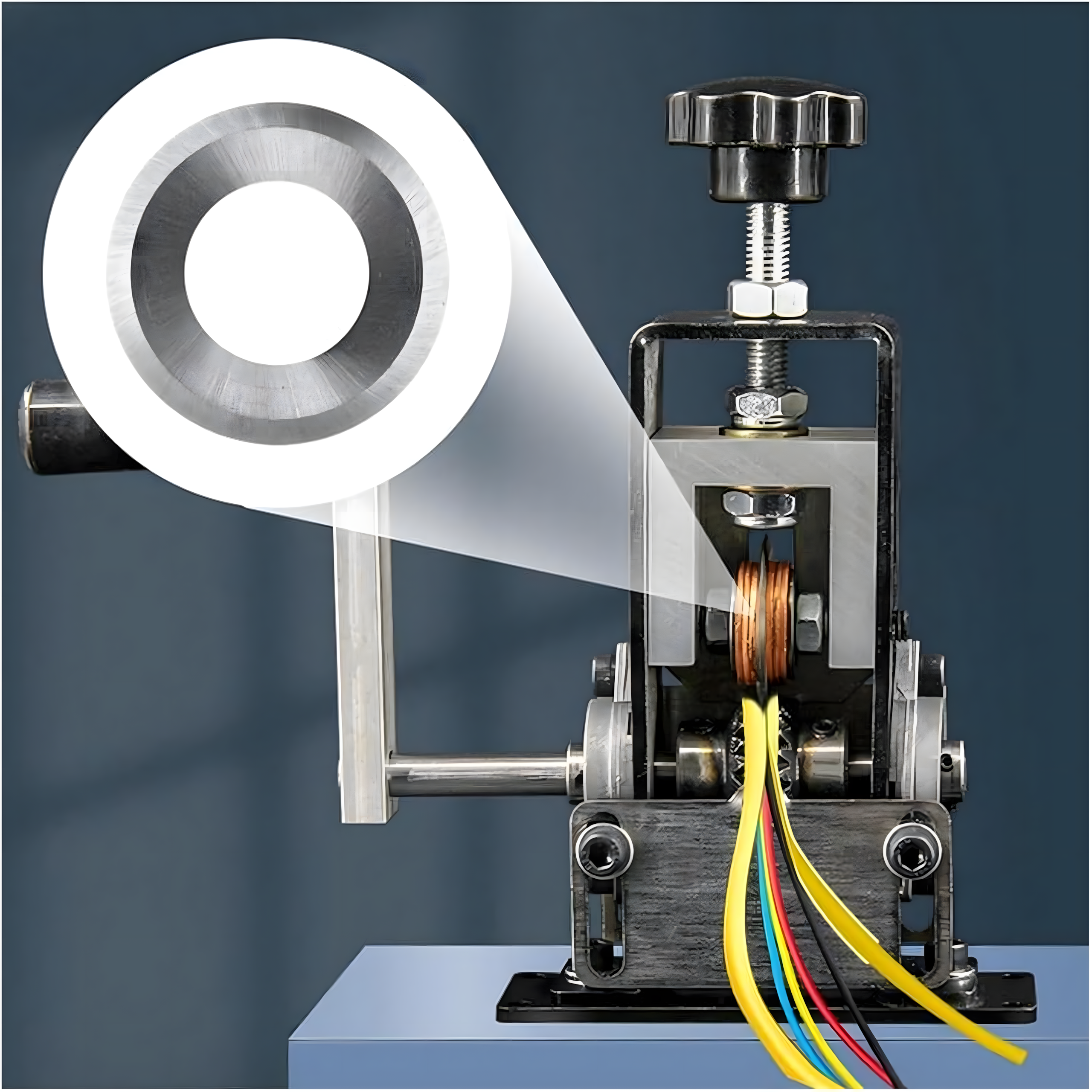 KOROWARKA MASZYNA DO ŚCIĄGANIA PRZEWODÓW KABLI ODIZOLOWYWACZ IZOLACJI 1-25 - obrazek 5