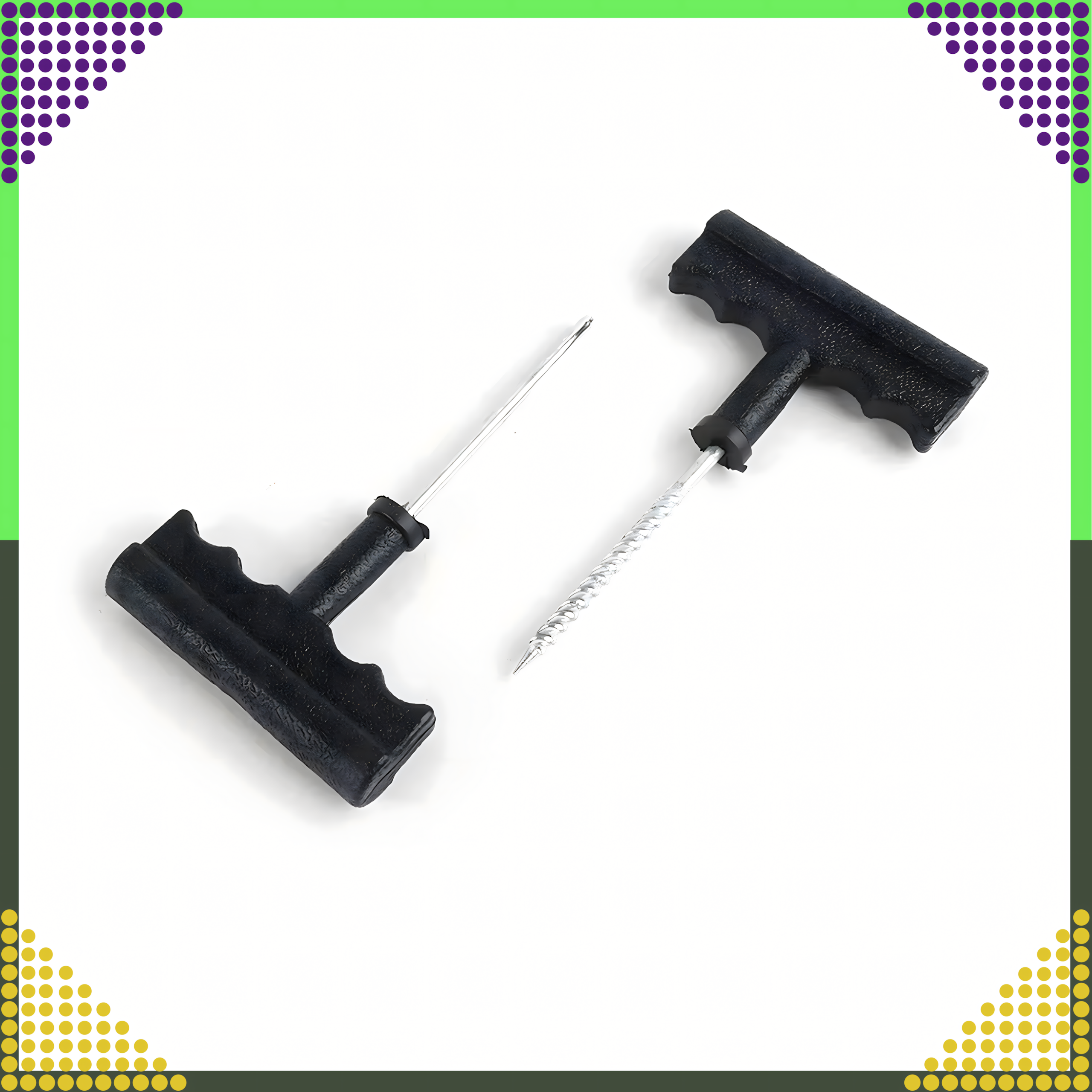 Zestaw Naprawczy do Opon Bezdętkowych Wiertło Szydło Klej 25 x Sznurki - obrazek 11