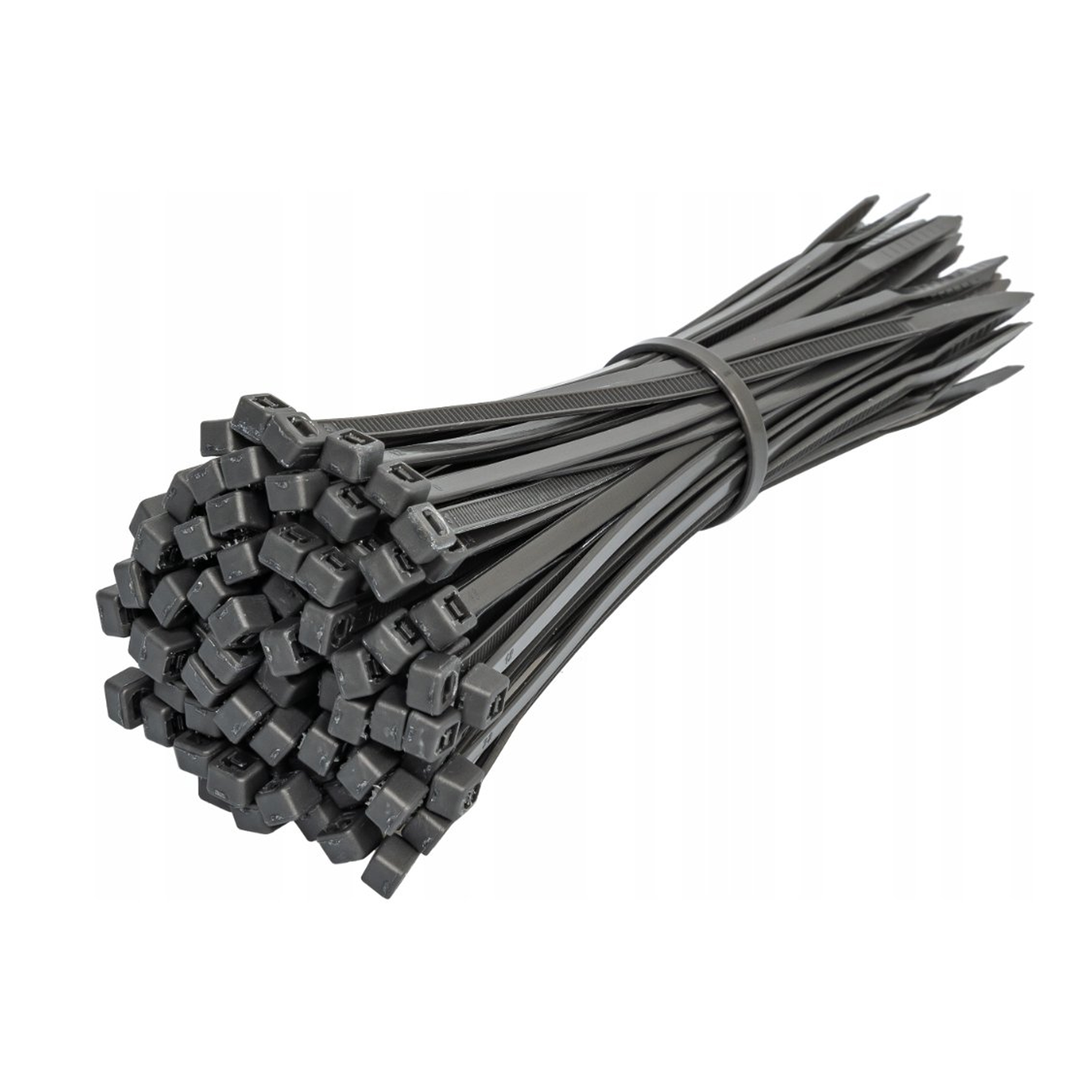 500 x OPASKI ZACISKOWE MOCNE OBEJMY TRYTYTKI TRYTKI CZARNE 2,5x100mm 100 SZT