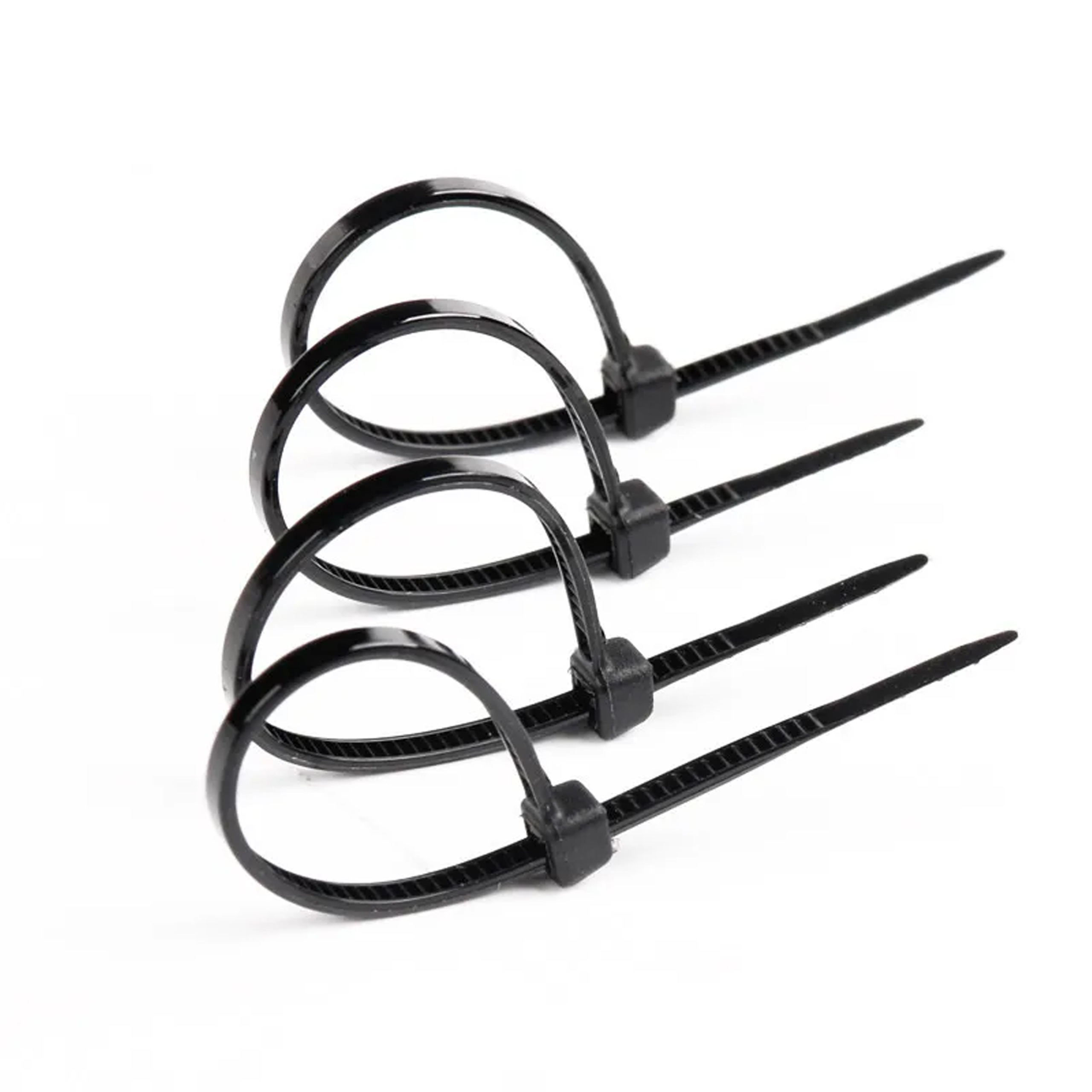 500 x OPASKI ZACISKOWE MOCNE OBEJMY TRYTYTKI TRYTKI CZARNE 2,5x100mm 100 SZT - obrazek 3