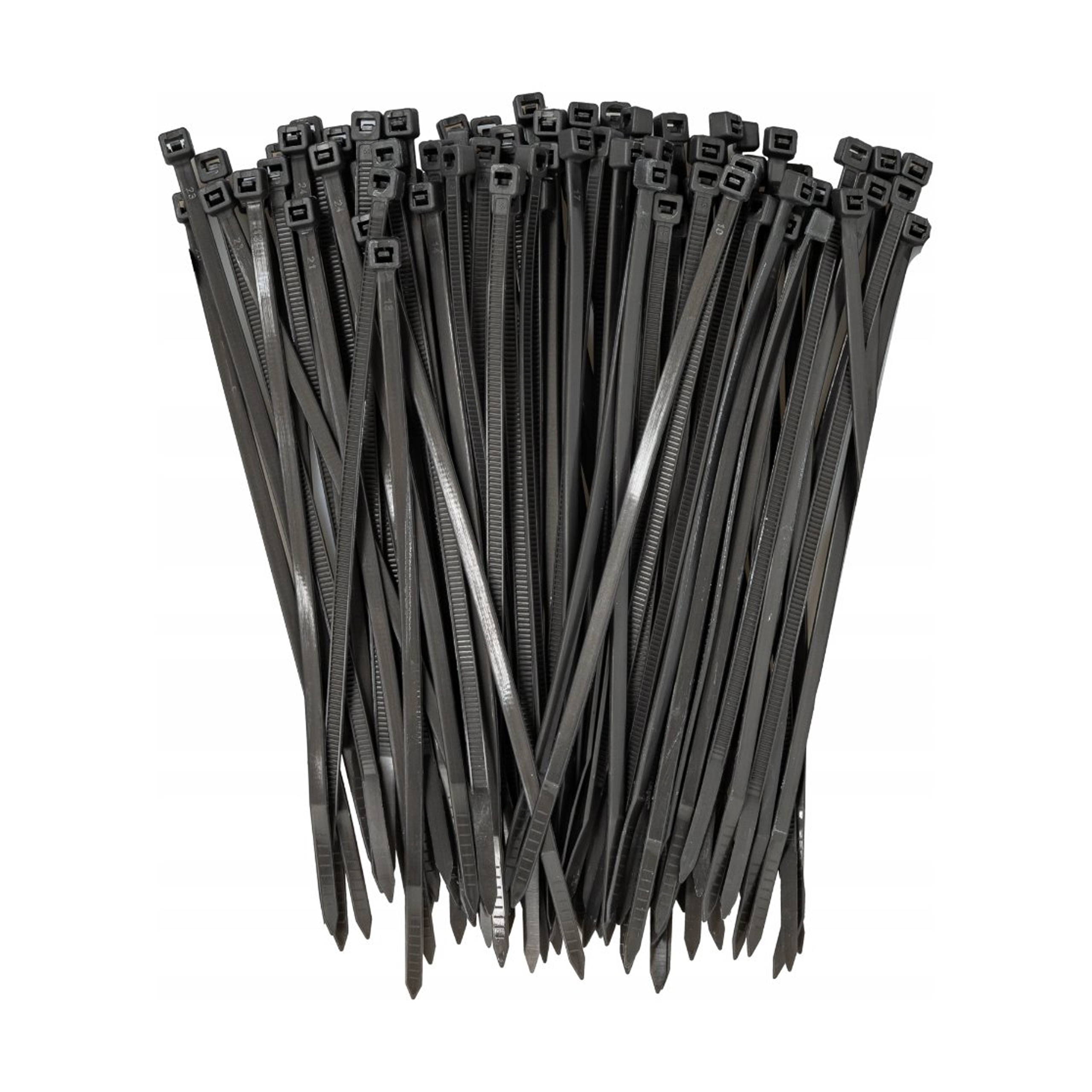 500 x OPASKI ZACISKOWE MOCNE OBEJMY TRYTYTKI TRYTKI CZARNE 2,5x100mm 100 SZT - obrazek 4