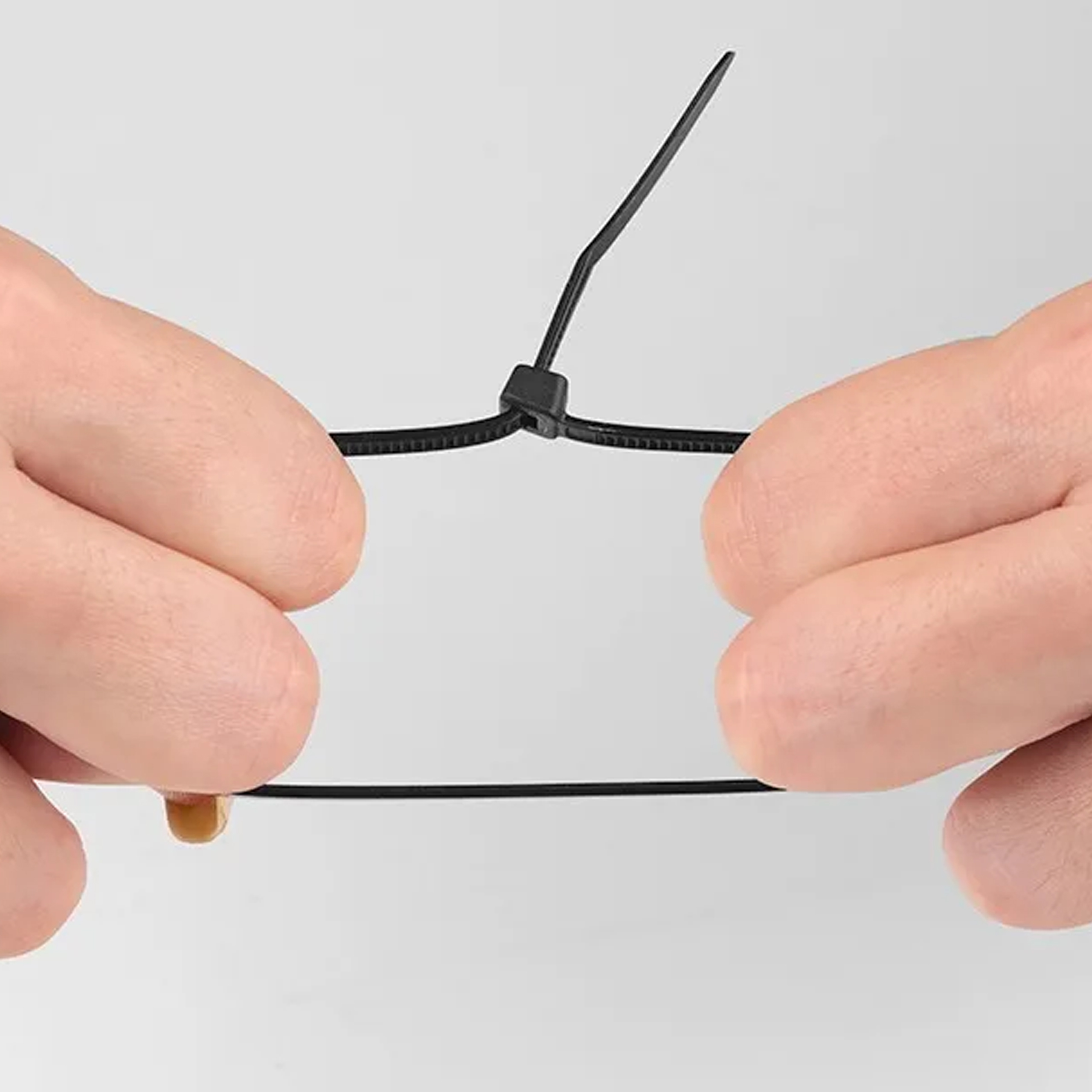 500 x OPASKI ZACISKOWE MOCNE OBEJMY TRYTYTKI TRYTKI CZARNE 2,5x100mm 100 SZT - obrazek 7