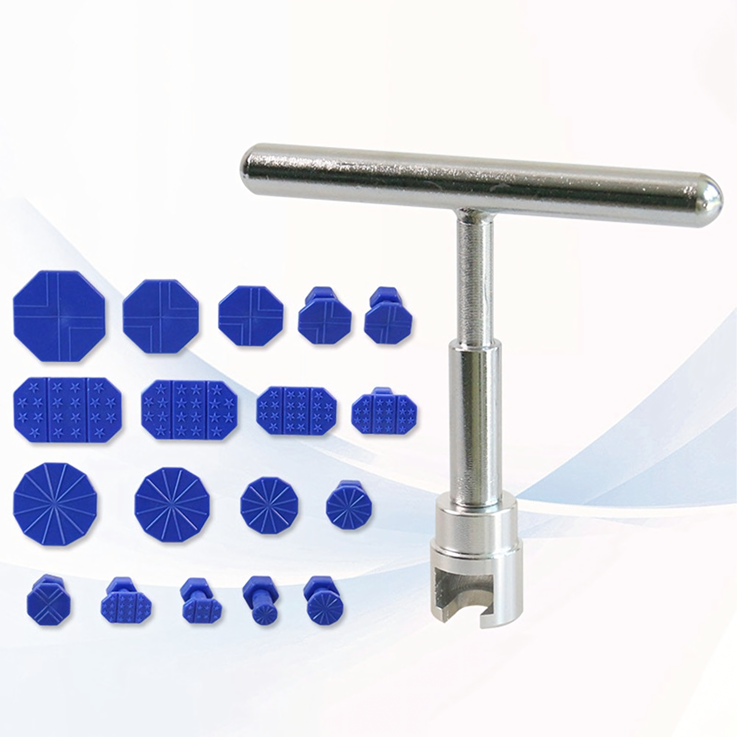 Zestaw do Usuwania Wgnięceń w Karoserii Auta Puller Młotek + 18 Grzybków - obrazek 4