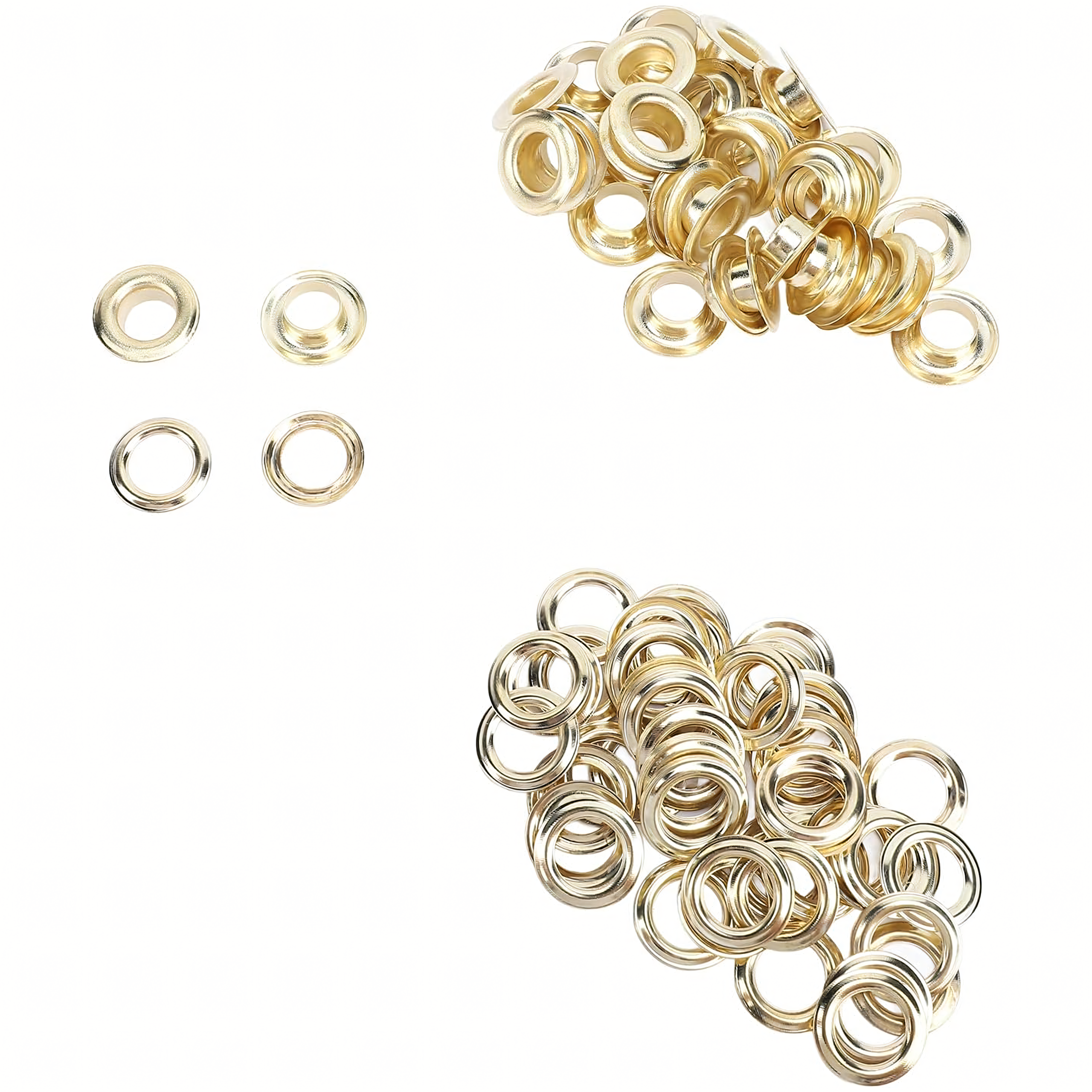 Zestaw Kaletniczy Dziurkacz Napownica Zaciskarka Szczypce Oczka 100 szt 6mm - obrazek 6