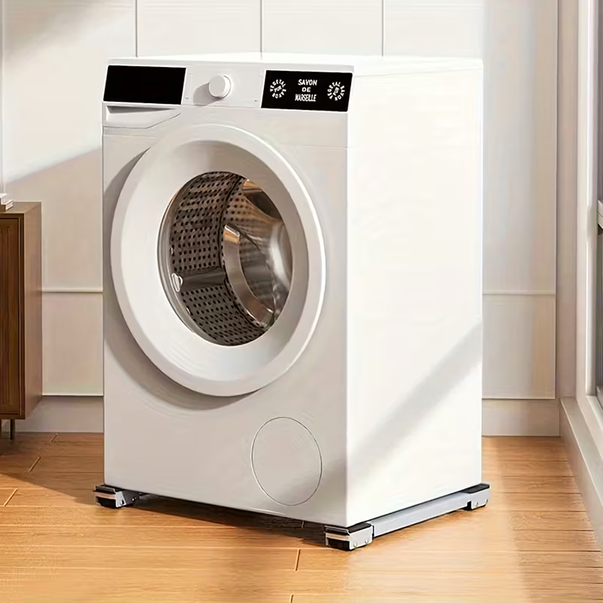 2x Rolki Wózek Transportowy Transportery Wsporniki 300kg Przenośne do Mebli