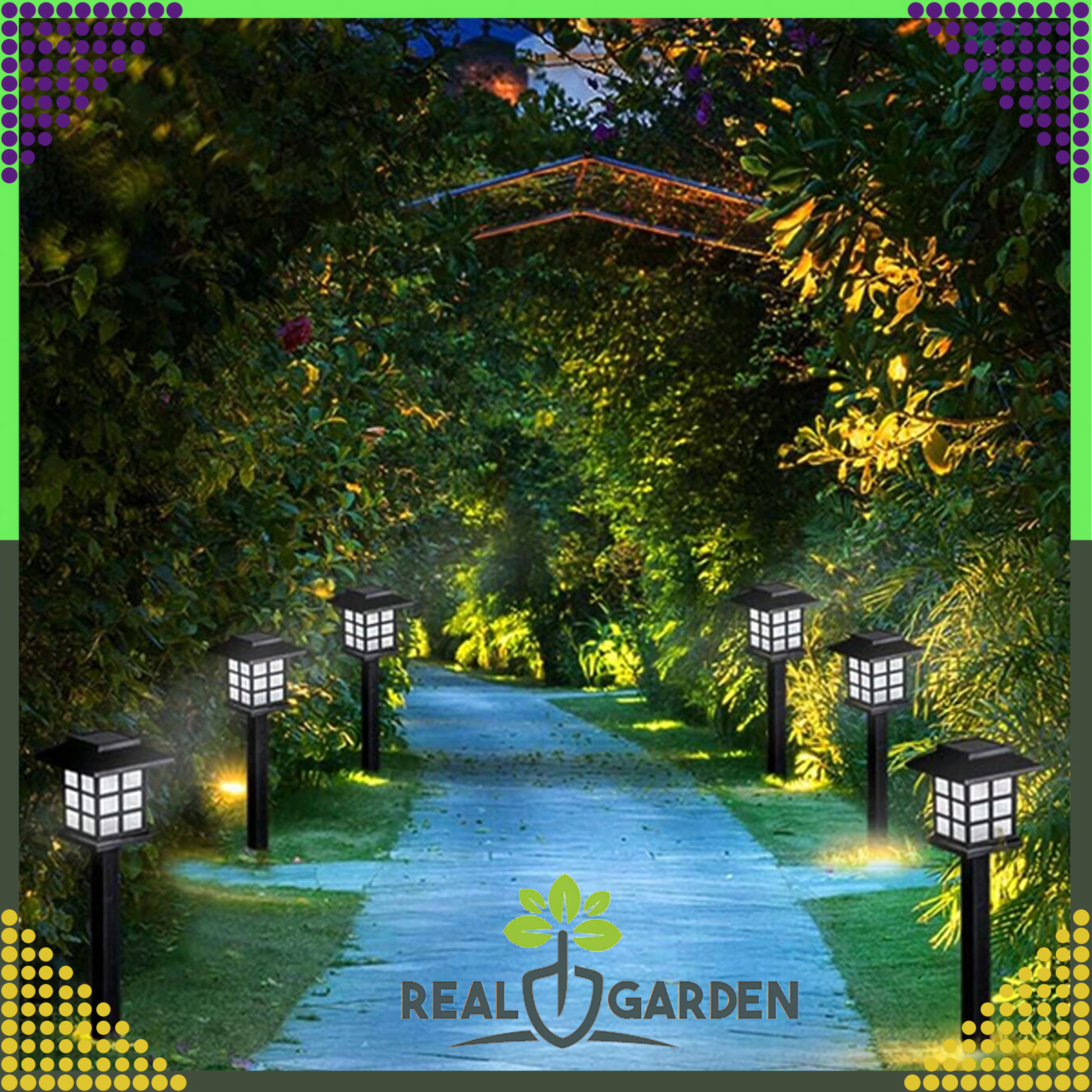 2 x Lampa Ogrodowa Solarna Led Domek Latarnia Wbijana Ozdobna Dekoracyjna - obrazek 8