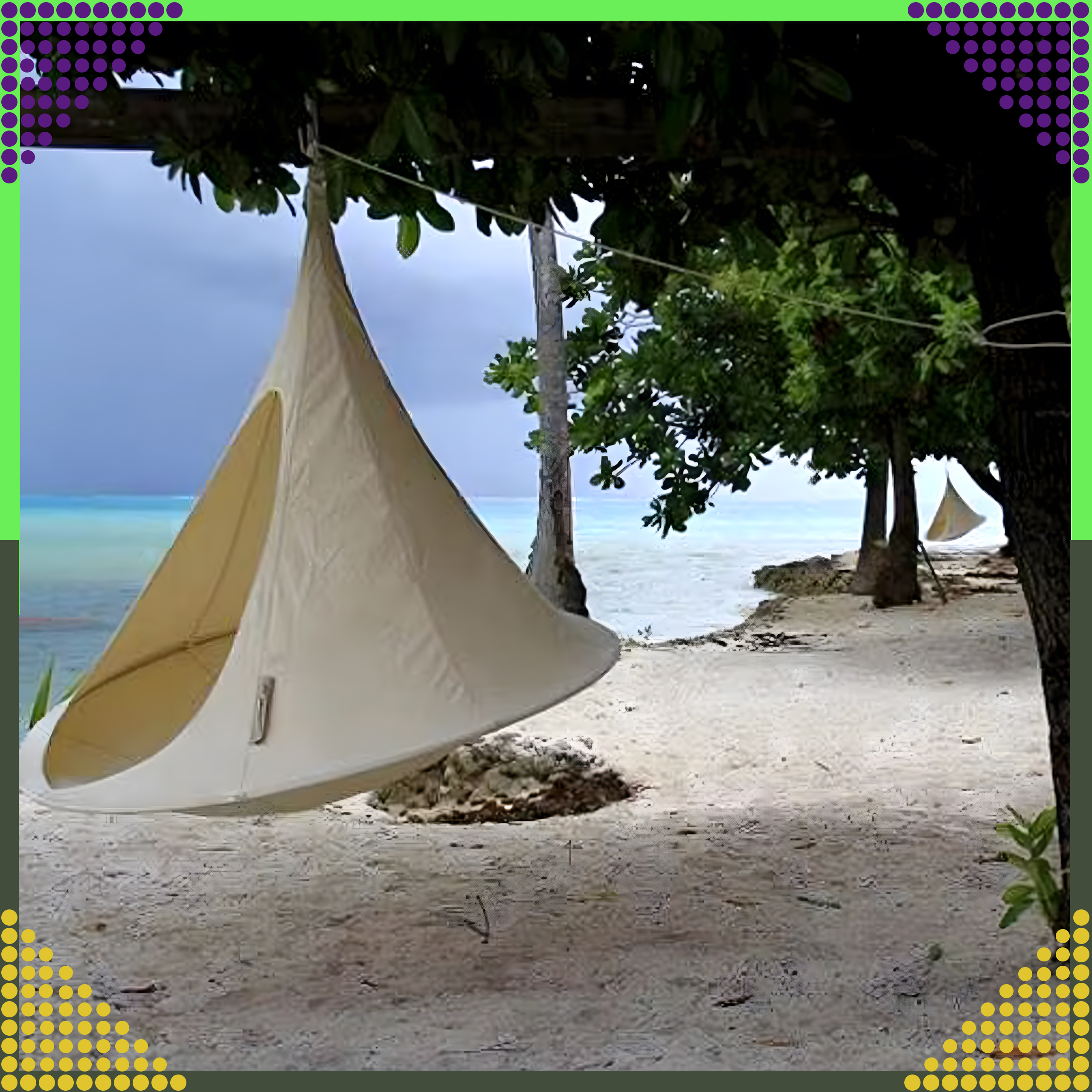 Namiot Wiszący Hamak Kokon Huśtawka Ogrodowa Fotel Bocianie Gniazdo Mocny - obrazek 10