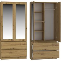 SZAFA SS-90 LUSTRO – DĄB ARTISAN