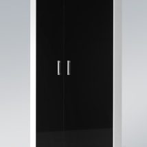 Szafa SAMBA (Unit 1) biały/czarny połysk