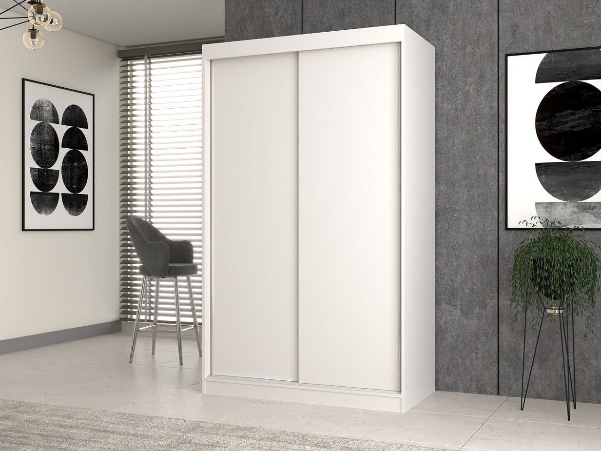 Szafa z drzwiami przesuwnymi IGA 120x61xH200 biel - obrazek 4