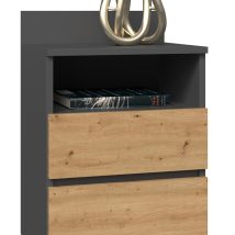 Szafka nocna M1 40x32xH59 antracyt/artisan