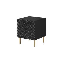 Szafka nocna HOLE 2szt. 44×40,5xH53,5 czarny mat