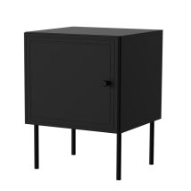 Szafka nocna 2sz PALAZZO BIS 45x39xH59 czarny mat