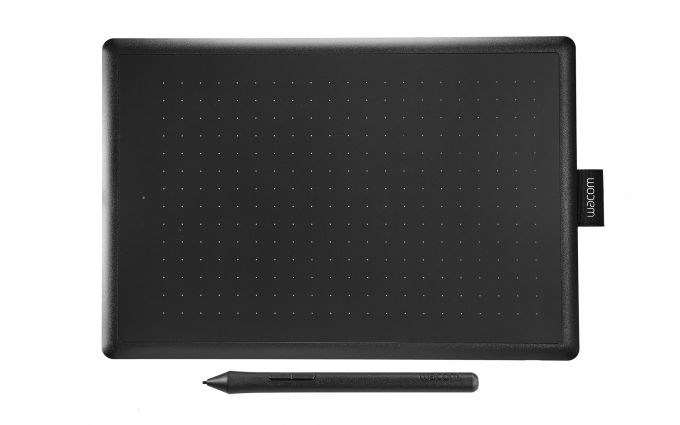 Tablet graficzny Wacom One by Medium Czarny, Czerwony 2540 lpi 216 x 135 mm USB