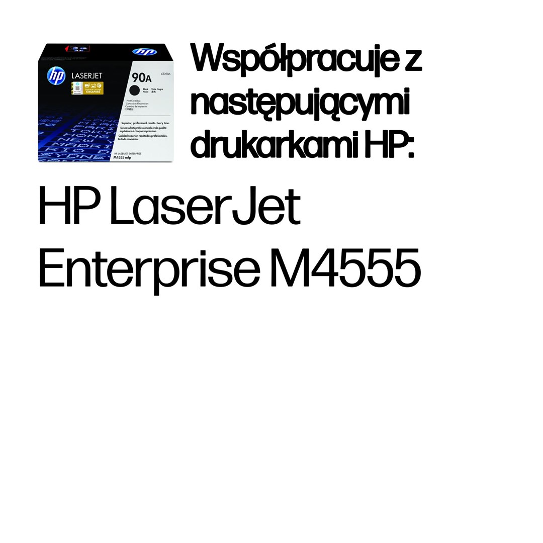 HP 90A oryginalny wkład z czarnym tonerem LaserJet - obrazek 3
