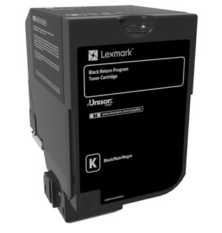 Lexmark 74C20K0 kaseta z tonerem 1 szt. Oryginalny Czarny - obrazek 4