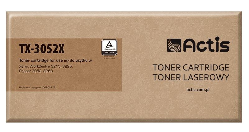 Actis TX-3052X Toner (zamiennik Xerox 106R02778; Standard; 3000 stron; czarny)
