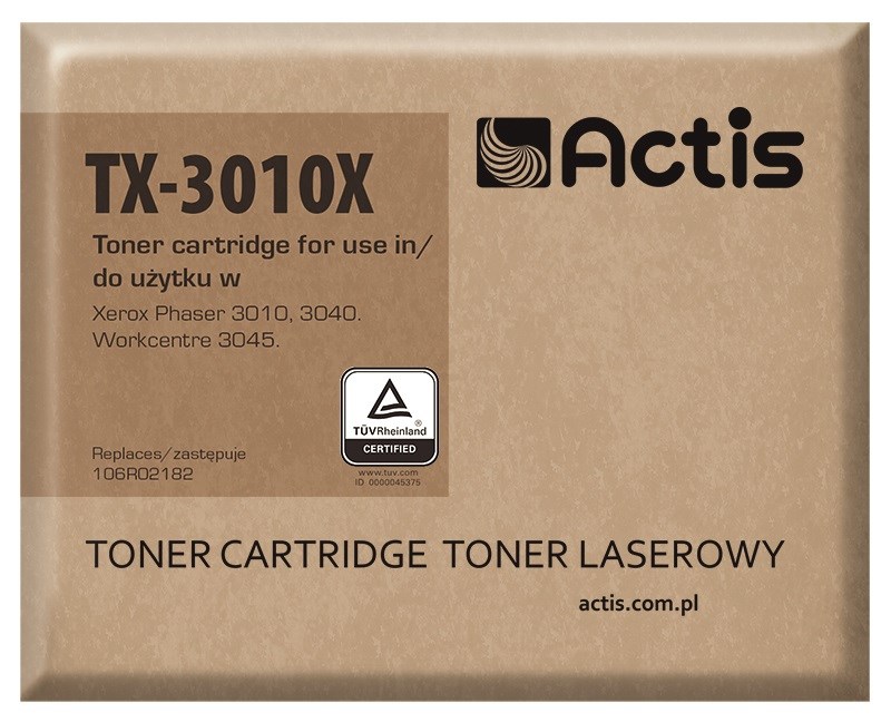 Actis TX-3010X Toner (zamiennik Xerox 106R02182; Standard; 2300 stron; czarny)