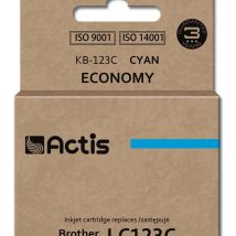 Actis KB-123C Tusz (zamiennik Brother LC123C/LC121C; Standard; 10 ml; niebieski)