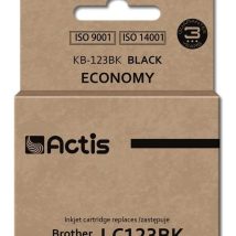 Actis KB-123Bk Tusz (zamiennik Brother LC123BK/LC121BK; Standard; 15 ml; czarny)