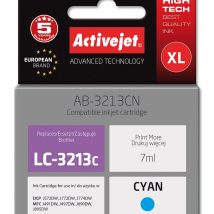 Activejet AB-3213CN Tusz (zamiennik Brother LC3213C; Supreme; 7 ml; niebieski)