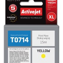 Activejet AEB-714N Tusz (zamiennik Epson T0714, T0894, T1004; Supreme; 15 ml; żółty)