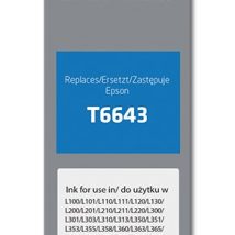 Activejet AE-664M Tusz (zamiennik Epson T6643; Supreme; 100 ml; czerwony)