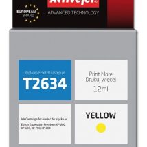 Activejet AE-2634N Tusz (zamiennik Epson 26 T2634; Supreme; 12 ml; żółty)