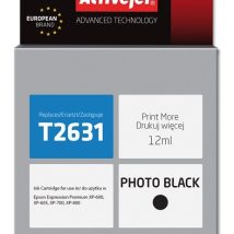 Activejet AE-2631N Tusz (zamiennik Epson 26 T2631; Supreme; 12 ml; czarny)