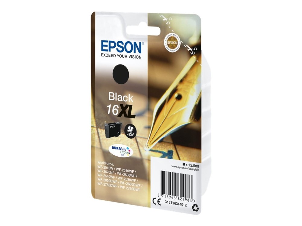 Epson Pen and crossword Singlepack Black 16XL DURABrite Ultra Ink - obrazek 4