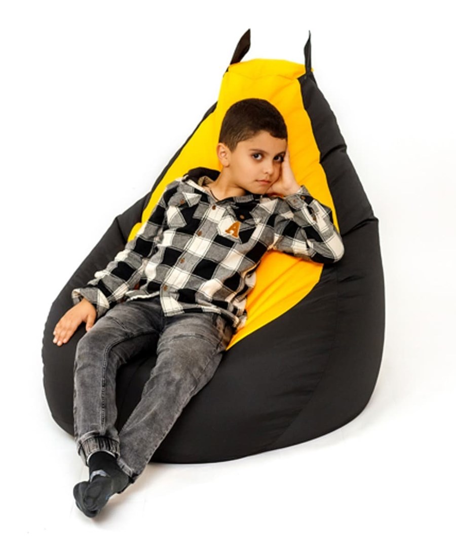 Pufa worek sako BATMAN czarny-żółty L 105x80 - obrazek 3