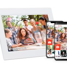 Denver PFF-1015W cyfrowa ramka na zdjęcia Biały 25,6 cm (10.1″) Ekran dotykowy Wi-Fi