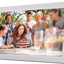 Denver PFF-1503 cyfrowa ramka na zdjęcia Biały 39,6 cm (15.6″) Ekran dotykowy Wi-Fi