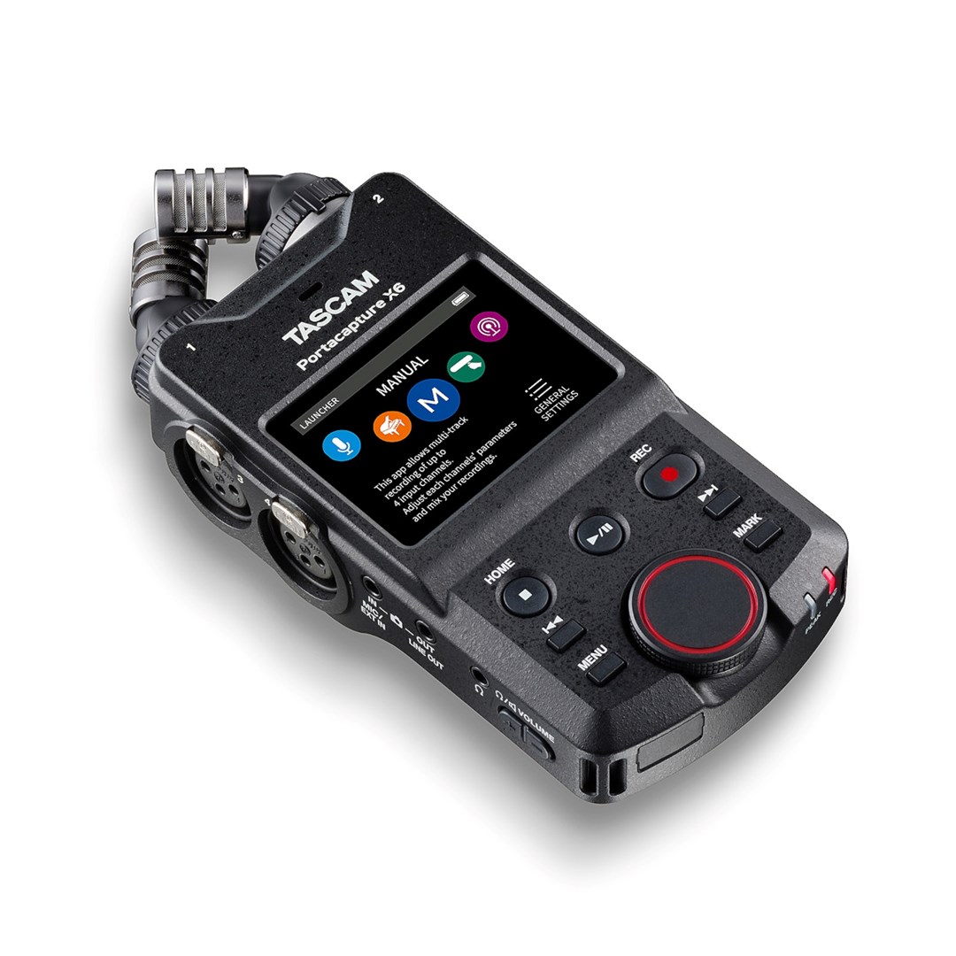 Tascam Portacapture X6 - Rejestrator i interfejs audio USB z 6 kanałami nagrywania - obrazek 3