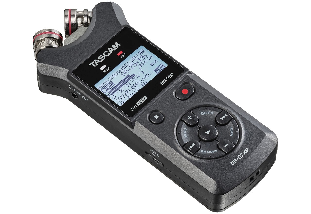 Tascam DR-07XP - Przenośny rejestrator cyfrowy z interfejsem USB - obrazek 4