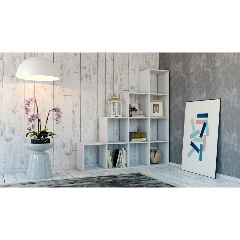 REGAŁ SCHODKOWY STEP RS-40 BIAŁY - obrazek 4