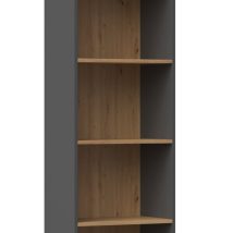 Regał R50 50x30xH181 antracyt/artisan