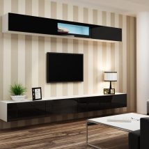 Witryna VIGO ’90’ pełna 90/35/32 biały/czarny poł.