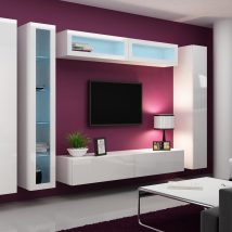 Witryna VIGO pełna’180′ 180/40/30 biały/biały poł.