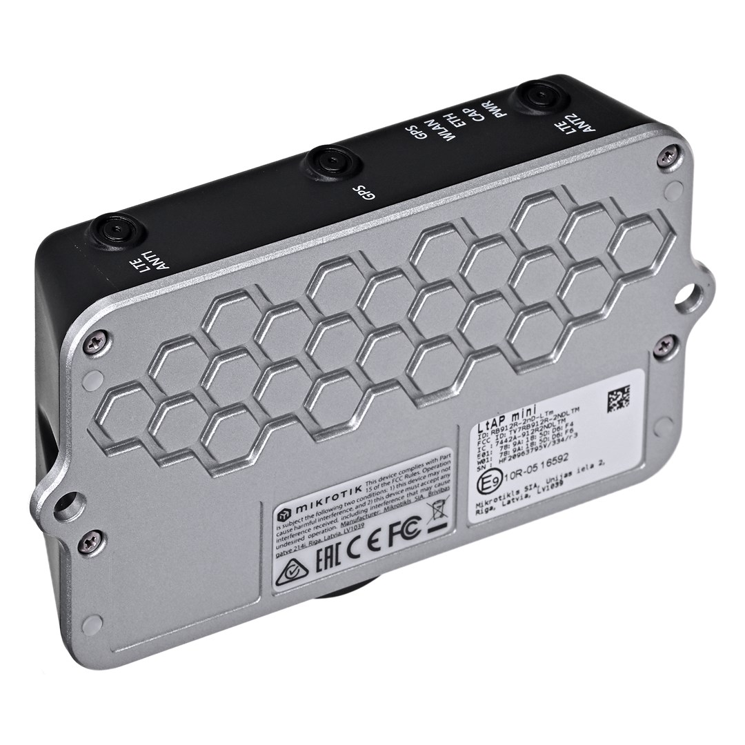 Router WiFi 4 LTE Mikrotik LtAP mini (RB912R-2nD-LTm) LTE: (nieobsadzony slot miniPCI na modem LTE) - obrazek 3