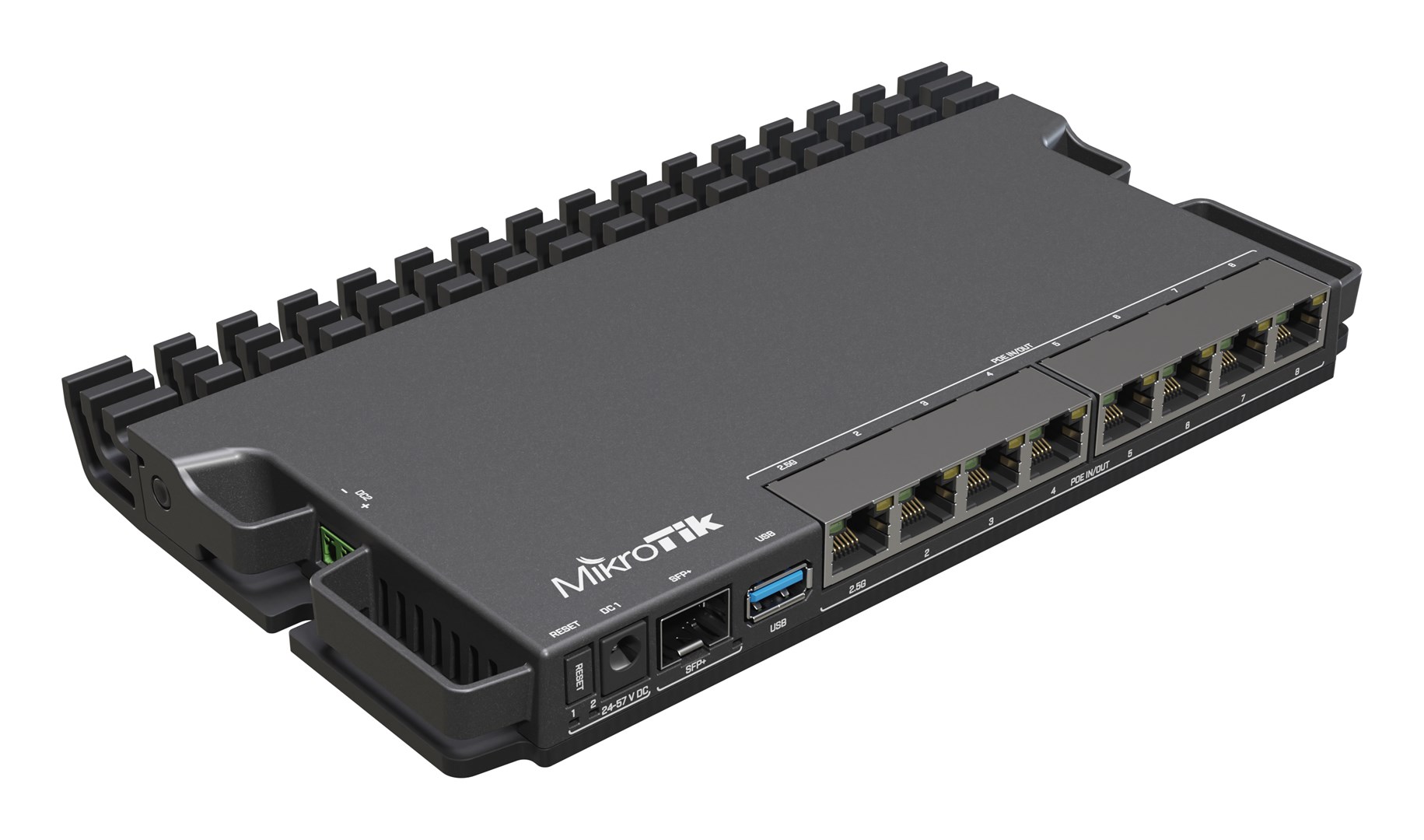 Router Mikrotik RB5009UG+S+IN Total Ethernet Ports:9; Architecture:ARM 64bit; CPU core:4 - obrazek 3