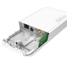 Router Mikrotik wAP LoRa8 kit – przepływność 300 Mbps, LAN 10/100 Mbps, zasilanie 9-30V, montaż na suficie, biała obudowa, antena wewn. i zewn., Atheros QCA9531 650 MHz, 16 MB Flash