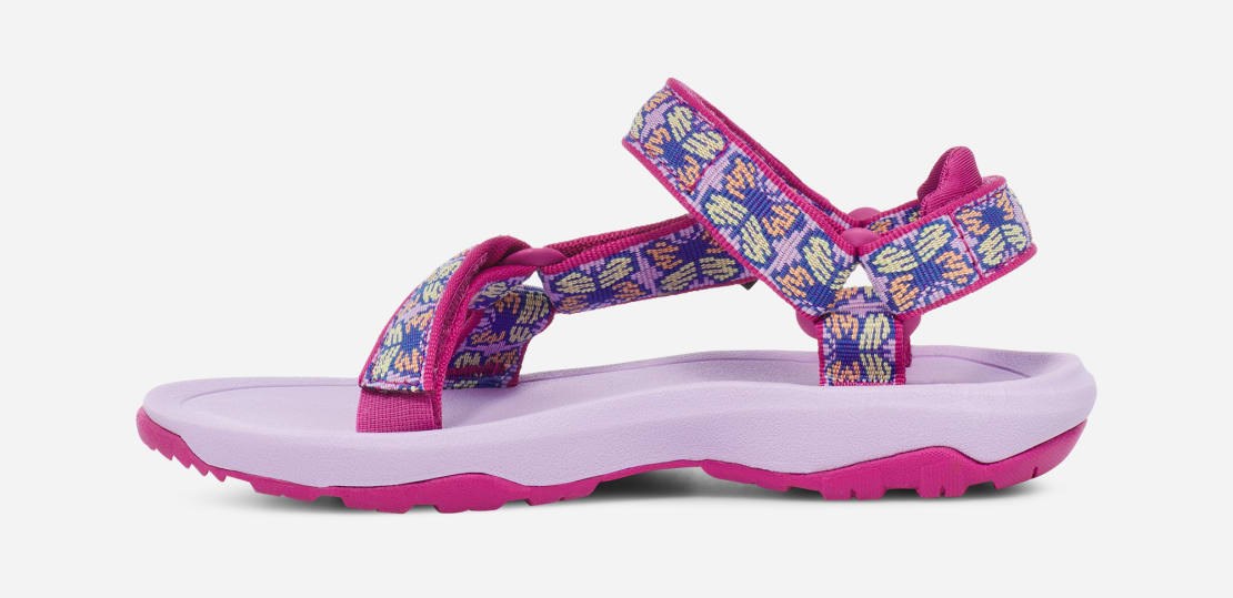 Sandały dla dziewczynki Teva Hurricane XLT 2 - butterfly pastel lilac rozmiar: 20 - obrazek 4