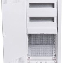 Podtynkowa plastikowa obudowa instalacyjno-multimedialna 2 rzędy, 24 moduły + 3-rzędowa płyta montażowa Noark PMF-C 60-2