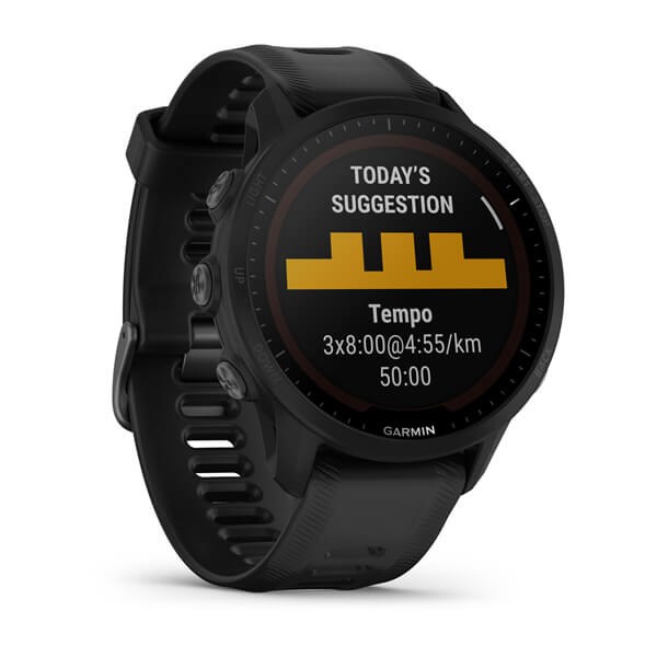 Zegarek sportowy Garmin Forerunner 955 Solar 46mm Czarny - obrazek 3