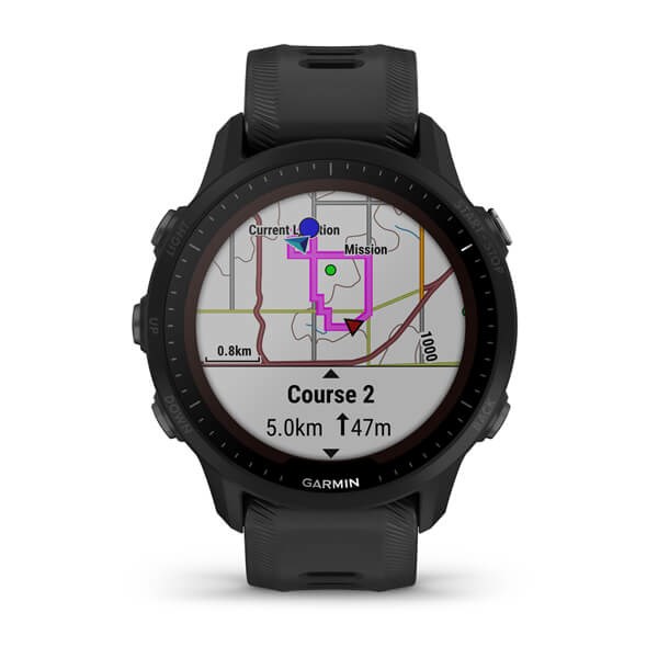 Zegarek sportowy Garmin Forerunner 955 Solar 46mm Czarny - obrazek 4
