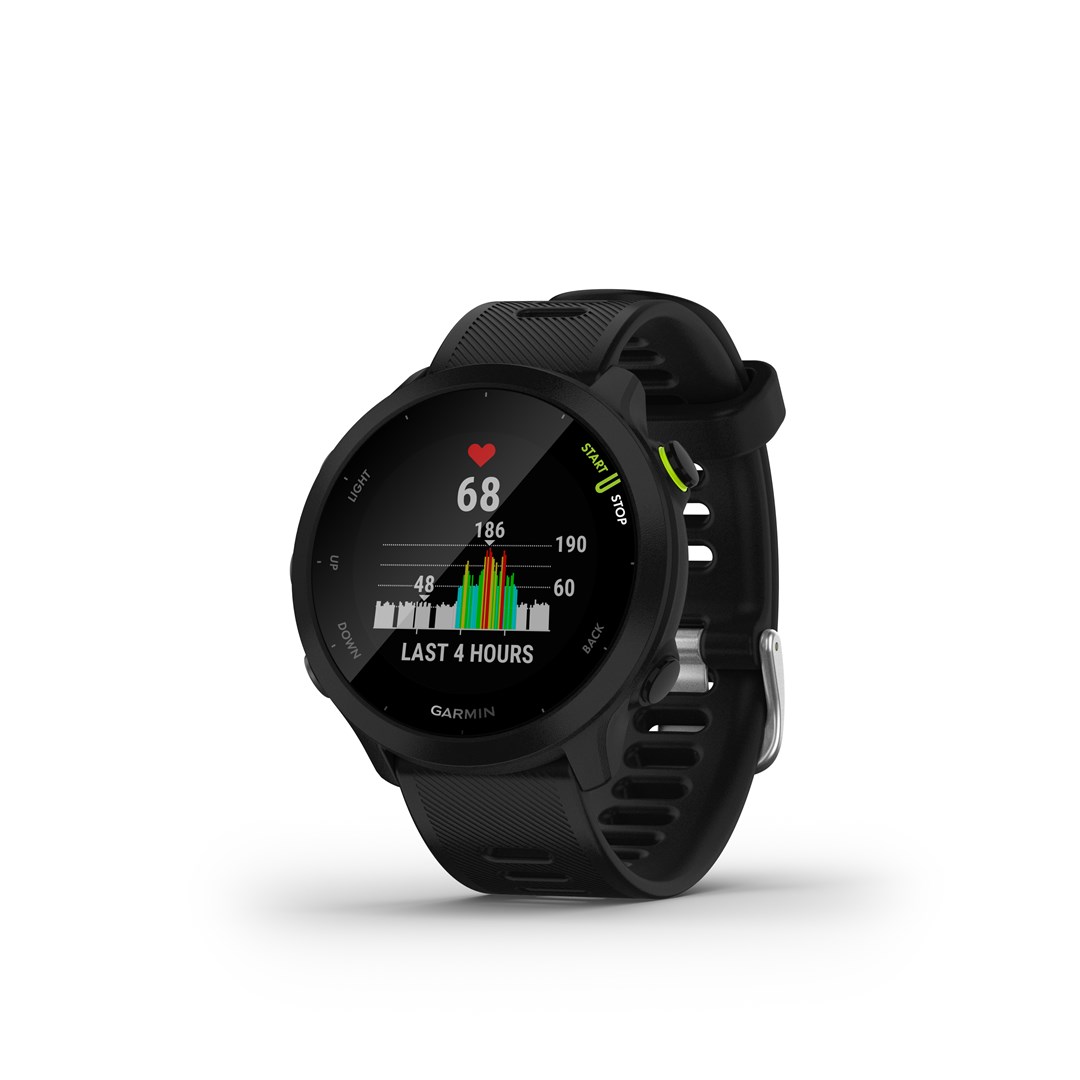 Zegarek sportowy Garmin Forerunner 55 42mm Czarny - obrazek 3