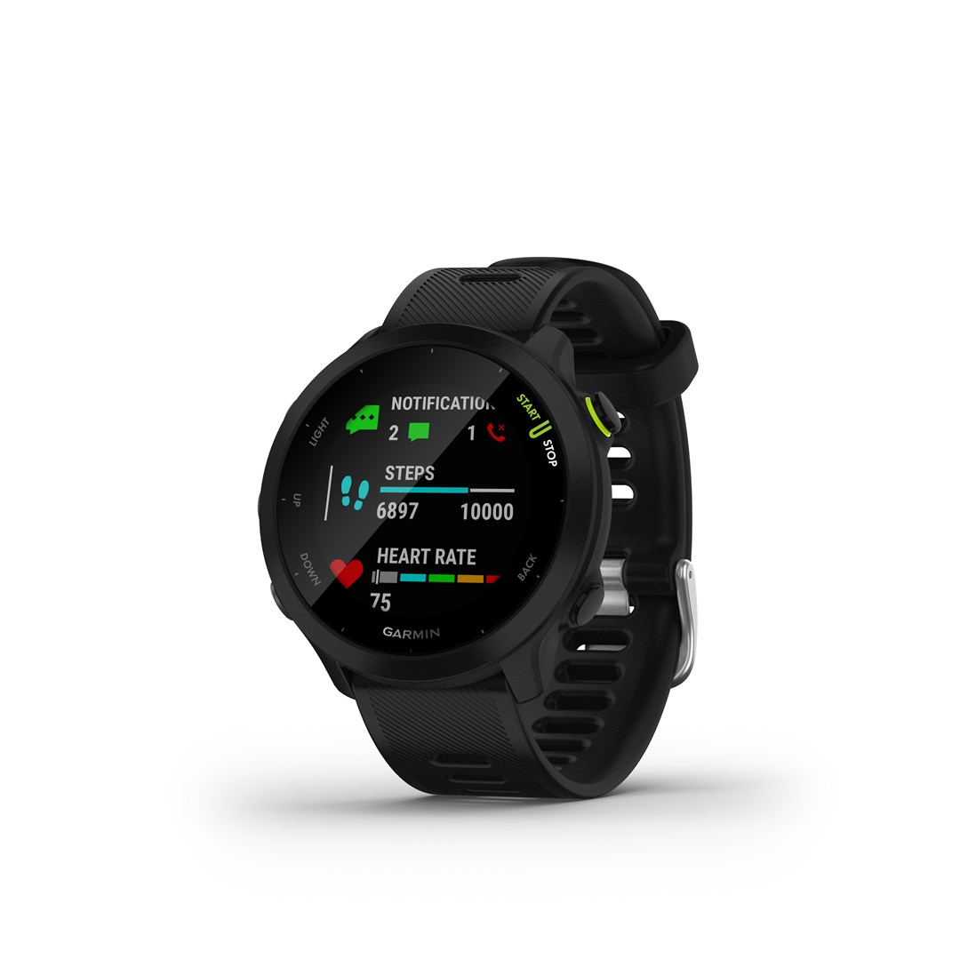 Zegarek sportowy Garmin Forerunner 55 42mm Czarny - obrazek 4